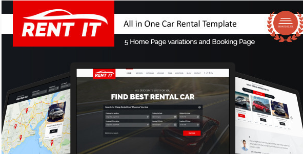 Rentit - Car Rental WordPress Theme