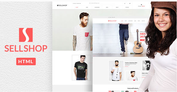 Sell Shop - eCoommerce HTML5 template