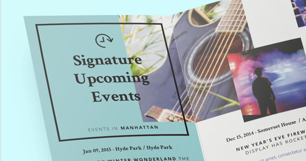 Signature Tri Fold Brochure Template