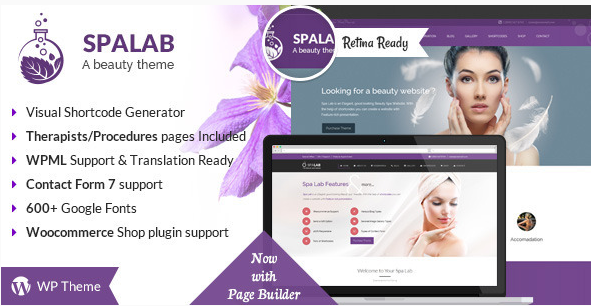 Spa Lab - Beauty Spa & Beauty Salon WordPress Theme