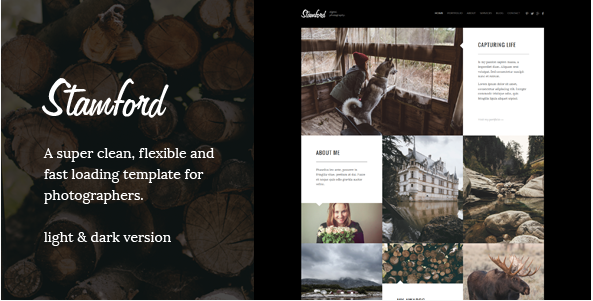 Stamford: Best Photography Html Templates