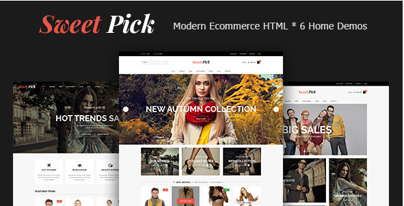 Sweet Pick Modern E-commerce HTML Template