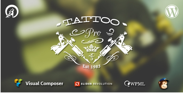 Tattoo Pro - Your Tattoo Shop WordPress Theme