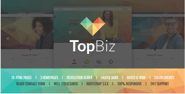 TopBiz: Corporate Html Templates