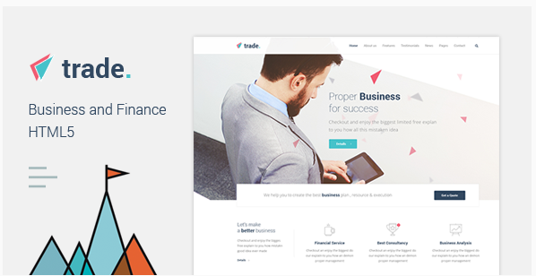 Trade - Business and Finance HTML5 Template