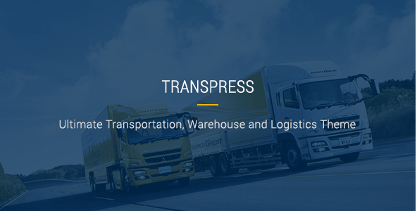 TransPress - Ultimate Transport, Logistics & Warehouse WP Theme