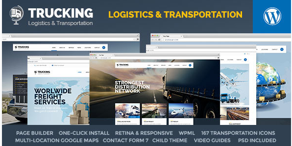 Trucking - Transportation & Logistics WordPress