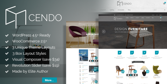 VG Cendo - WooCommerce WordPress Theme for Furniture Stores