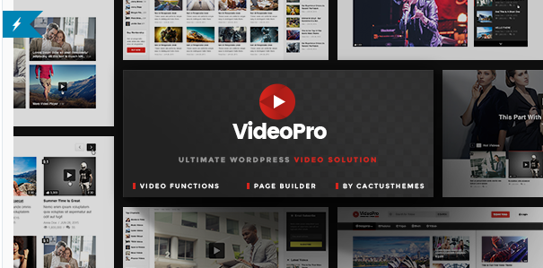 VideoPro: Popular Premium WordPress Themes
