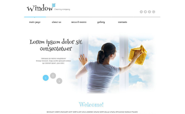 WINDOW CLEANING: Cleaning Company WordPress Themes