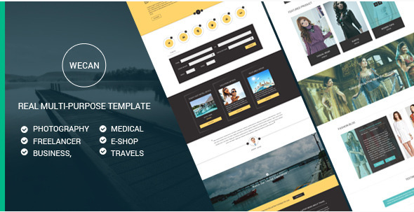 WeCan - Multi-Purpose PSD Template