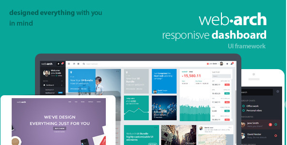 Webarch - Responsive Admin Dashboard Template