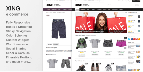 Xing - Business  ecommerce WordPress Theme