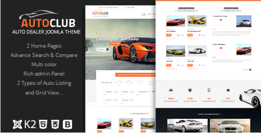 Auto Club: Best Joomla Themes And Templates