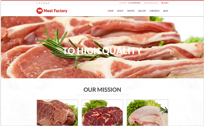 health beneits of meat: Farming WordPress Themes