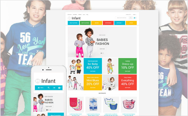 Infant Magento Theme