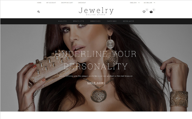 Jewelry: Best Online Shopping OpenCart Themes