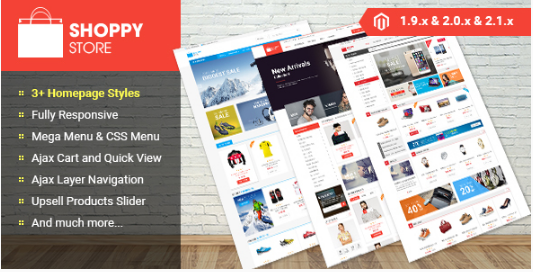 Shoppy Store: Best Premium Shopping Magento Themes