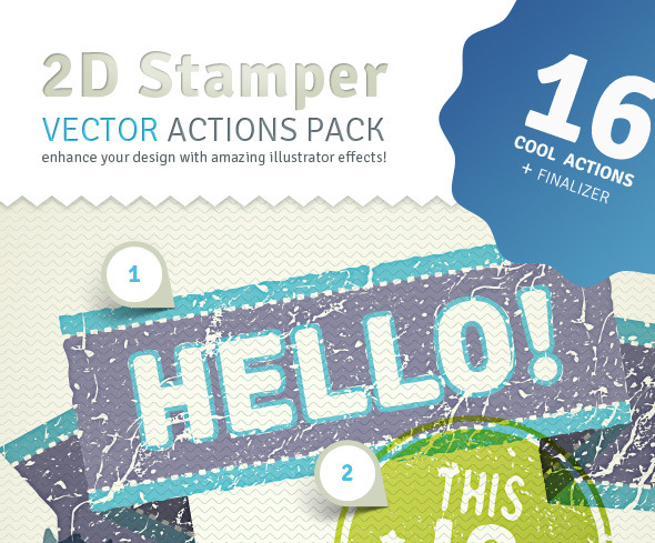 2D Trash Stamper – Vector Actions Pack