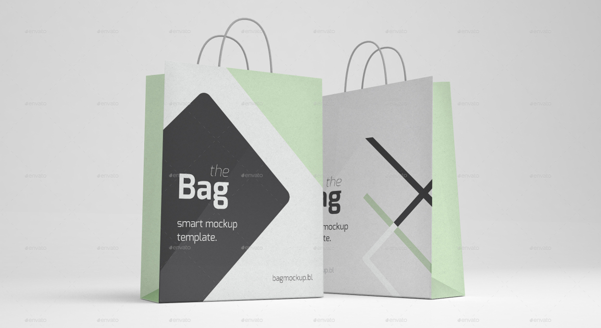 14+ Innovative Shopping Bag Mockups And Designs 2020