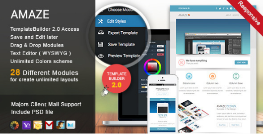 AMAZE: Best Responsive Email Templates