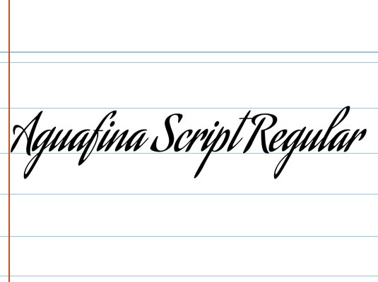 Aguafina Script Regular