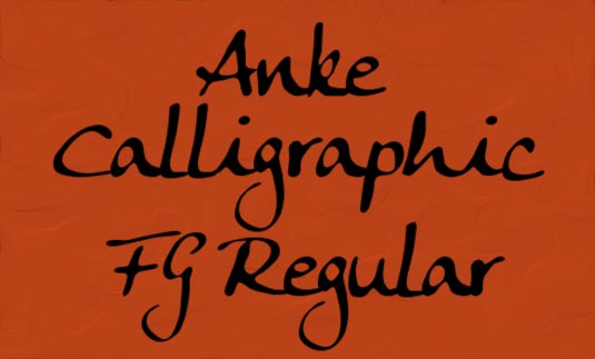 Anke Calligraphic FG Regular