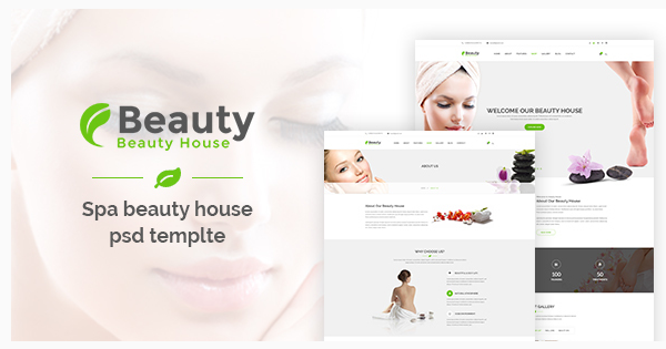 Beautyhouse - Health & Beauty PSD Template