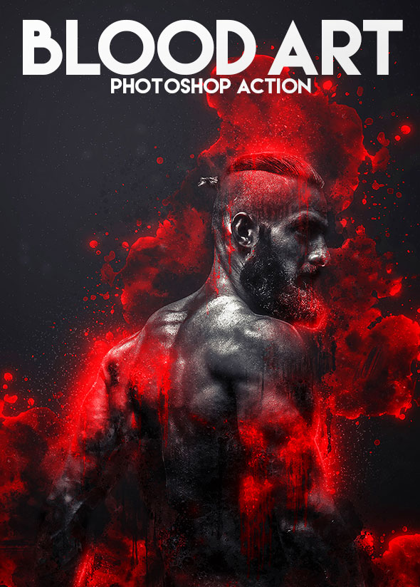 Blood Art Photoshop Action