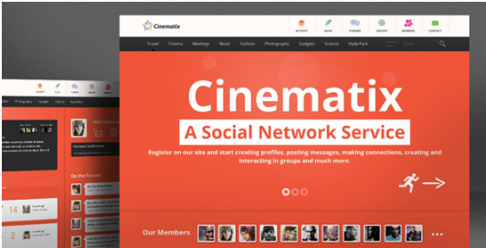 CINEMATIX: BBPress WordPress Forum Themes