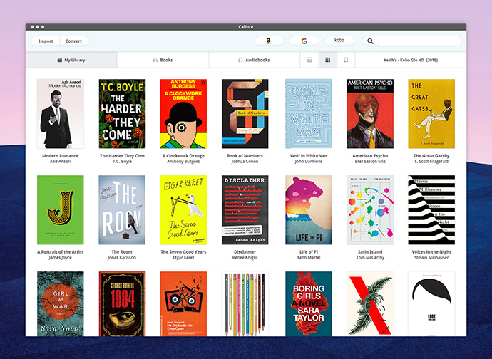 Calibre Redesign: Online Book Store Web Designs