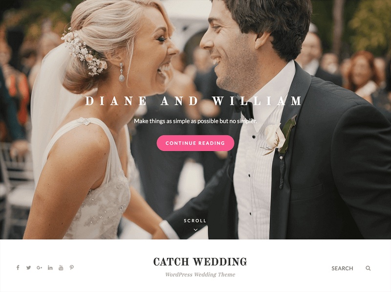 Catch Wedding FreeWordPress Theme