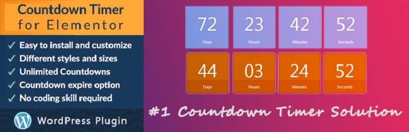 Countdown Timer for Elementor