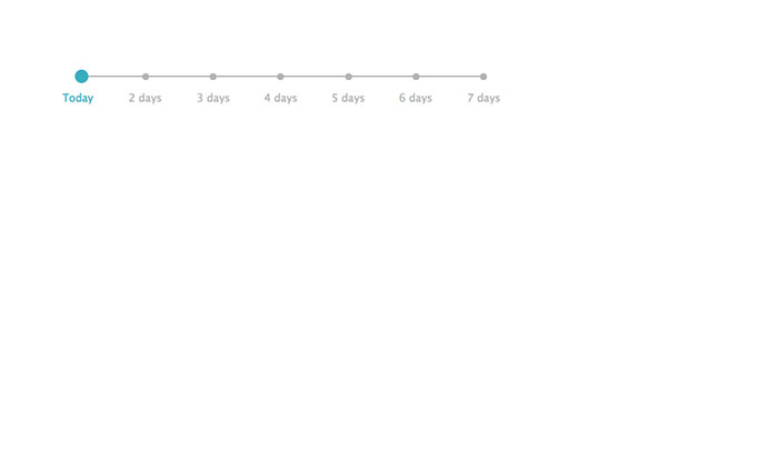 Custom range input slider with labels