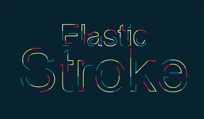 Elastic stroke CSS + SVG