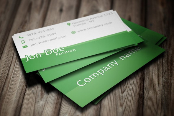 Elegant-Green-Business-Card-PSD