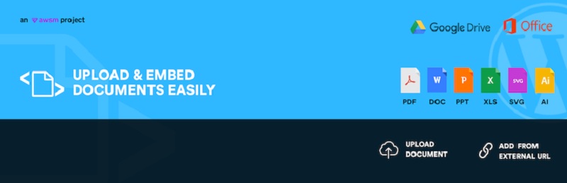 Embed Any Document Free WordPress Plugin