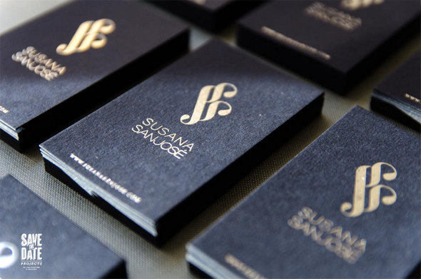 Classy Foil Stamped Business Cards