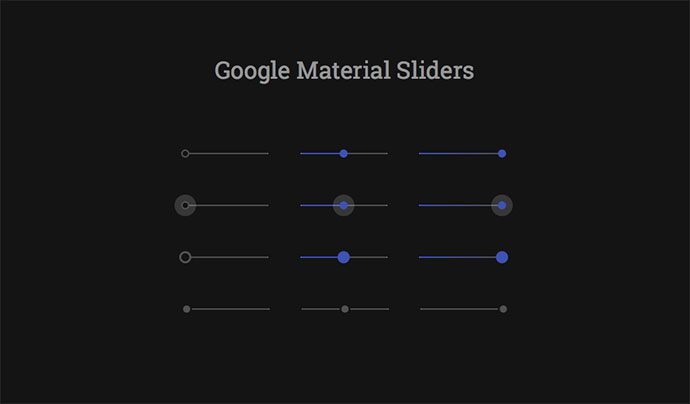 CSS Range Slider Designs