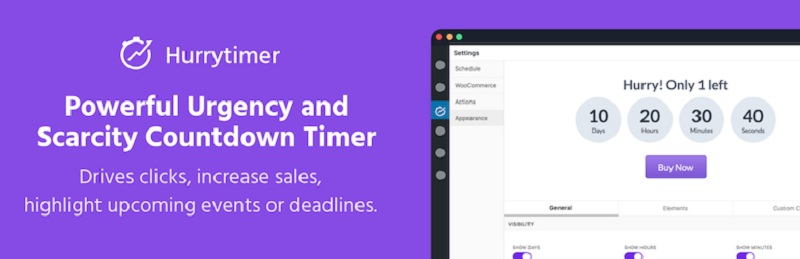 HurryTimer Free Countdown Plugin For WordPress