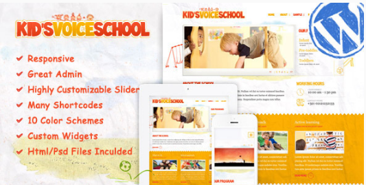 KIDS VOICE best-wordpress-kids-and-kindergarten-themes