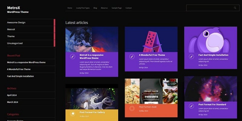 Free Creatives WordPress Themes
