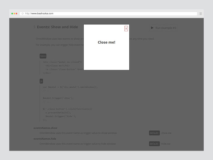 OmniWindow: Best jQuery Modal Plugins