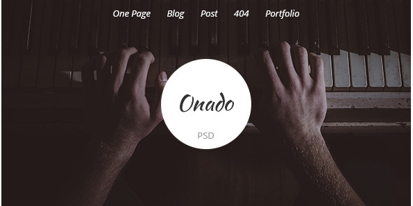 Onado - One Page PSD Template