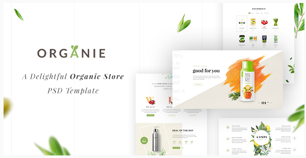 Organie Best Pharmacy PSD Templates