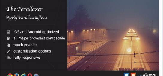 PARALLAXER: Best JQuery Plugins