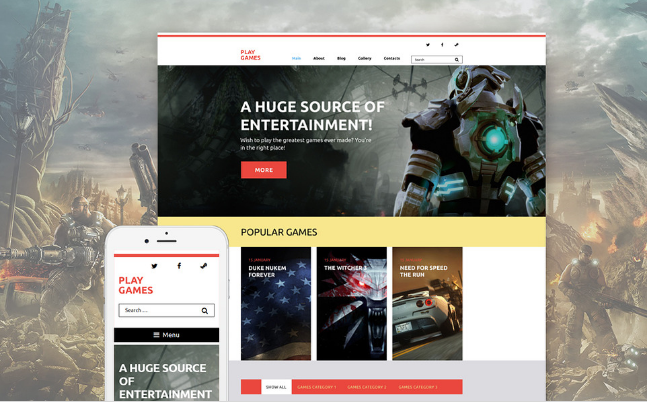 PLAY GAMES: WordPress Gaming Themes