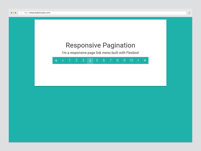 Pagination: Best UI Components Built Using CSS Flexbox