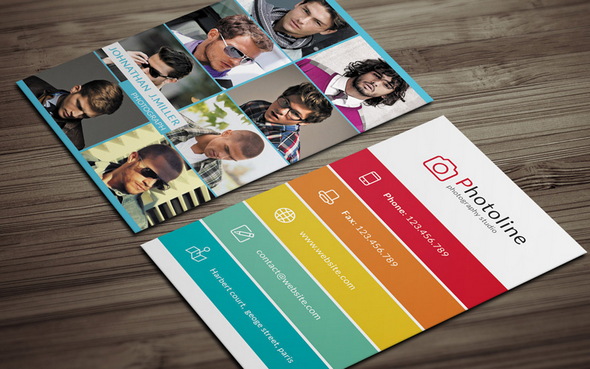 Photograph-Business-Card: Free Business Card PSD Templates