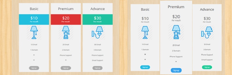 Pricing Table by PickPlugins